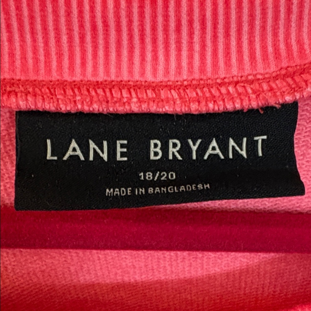 Lane Bryant Pink Sweatshirt - Picture 2 of 4